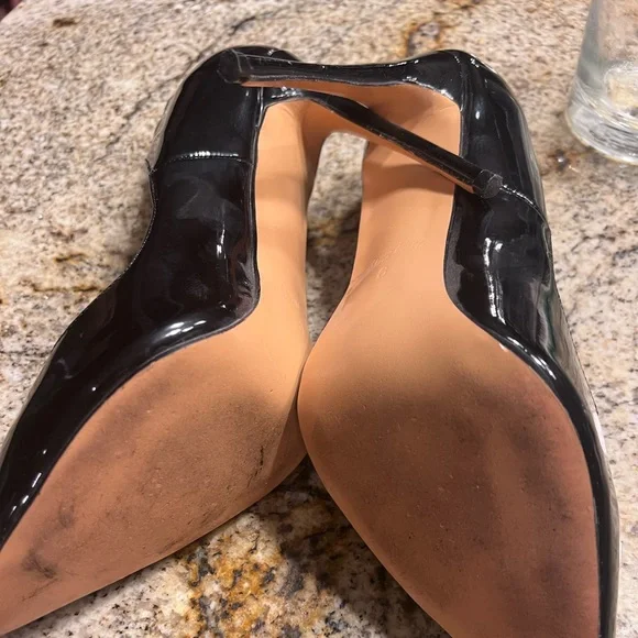 FSJ Pointed Toe High Stiletto Heel Slip On Pumps gently used - Picture 3 of 3